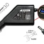 Блок питания для ноутбука HP 18.5v 3.5a 65w 4.8x1.7 or (4.75+4.2)x1.6mm (bullet) (Kolega-Power (Авто)) 12 мес.гар.