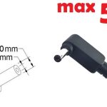 Dc кабель для блока питания 4.0x1.35mm (5a) (1.2m) (A class) 1 день гар.