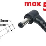 Dc кабель для блока питания 5.5x2.5mm (5a) (1.2m) (A class) 1 день гар.