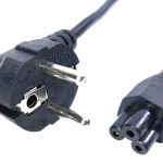 AC силовой кабель 100-240v ߷ C5/C6 3pin (2.5A) (1.2m) (B class) 1 день гар.