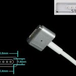 Dc кабель для блока питания MagSafe 2 (5a) (1.8m) (A class) 1 день гар.
