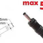 Dc кабель для блока питания 3.5x1.35mm (5a) (1.2m) (A class) 1 день гар.