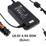 Блок питания для ноутбука HP 18.5v 4.9a 90w 4.8x1.7 (4.75+4.2)x1.6mm (bullet) (A class (Авто)) 1 день гар.