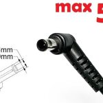 Dc кабель для блока питания 5.5x3.0 or 5.0x3.0mm (+pin) (5a) (1.2m) (A class) 1 день гар.