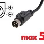 Dc кабель для блока питания 3pin POS (Kycon) (5a) (1.2m) (A class) 1 день гар.