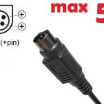 Dc кабель для блока питания 4pin (Kycon) (5a) (1.2m) (A class) 1 день гар.