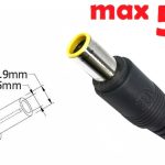 Dc кабель для блока питания 7.9x5.5 or 8.0x7.4mm (+pin) (5a) (1.2m) (A class) 1 день гар.