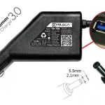 Блок питания 16.5v 4a 66w 5.5x2.1mm (Kolega-Power (Авто)) 12 мес.гар.