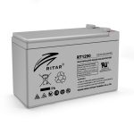 Акумуляторна батарея AGM RITAR RT1290, Gray Case, 12V 9.0Ah ( 151 х 65 х 94 (100) ) Q10