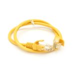 Патч-корд литий RITAR, UTP, RJ45, Cat.5e, 0,25m, жовтий, Cu (мідь)