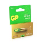 Батарейка GP Ultra 24AU-2UE4 лужна AAA, 4 шт у блістері, ціна за блістер