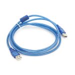 Кабель USB 2.0 RITAR AM / AM, 1.8m, прозорий синій
