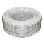 Кабель коаксіальний RITAR RG6U-48W 1CU, 1,02 мм.CU, 48x0.12m CCA жовтий екран, 75 Ом, FPE, оболонка 6,8мм біла PVC, бухта 100м Q6