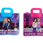 Портфель с пластиковыми ручками, 30*34см, 340 мкр KIDIS , серия SUPER MODEL (дівчата) /240/