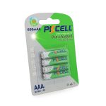 Акумулятор PKCELL 1.2V AAA 600mAh NiMH Already Charged, 4 штуки у блістері ціна за блістер, Q12