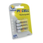 Акумулятор PKCELL 1.2V AAA 1200mAh NiMH Rechargeable Battery, 4 штуки в блістері ціна за блістер, Q12