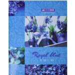 Книга обліку "BOHO CHIC" 96 арк/кліт.оф.(тв. лам. обкл), А4, синій