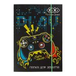 Папка для зошитів GAMER, картонна, на резинці B5+ (175х240х25мм), ZB.14965