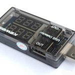USB тестер Keweisi KWS-V21 напруги (3-8V) та струму (0-3A), Black