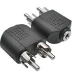 Спліттер Jack 3.5 (мама) / 2 RCA (тато), Техпакет, Q300