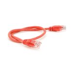 Патч-корд литий RITAR, CCA, UTP, RJ45, Cat.5e, 0,3m, червоний Q1000