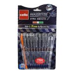 Ручка Cello Original "Maxriter XS" 10Blister син.+ доп. ручка 0,7мм, ціна за 10 шт. //