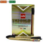 Ручка Cello Original "Tri-mate-GOLD" чорна 50 штук TriGOLDBK