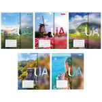 А5/36 лін. 1В The beauty of UA, зошит для записів ціна за 15 шт. //