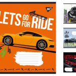 А5/48 лін. Yes Lets go for ride, зошит для записів ціна за 10 шт. //