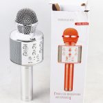 УЦЕНКА 20% Караоке мікрофон WS-858 СТАЛЬНИЙ //