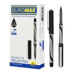Набір ручок-ролерів Buromax 12 шт. 0,7 мм чорний колір BM.8321-02