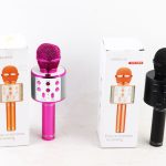 УЦЕНКА 40% Караоке мікрофон WS-858 ЧОРНИЙ //