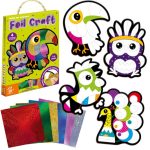 Набір для дитячої творчості "Foil craft. Birds" Vladi Toys VT4433-12