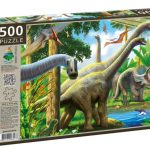 Пазли 500 елементів "Динозаври" ТМ Эрергия+ 83477
