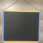 Дошка настінна магніта фарбована велика жовто-блакитна HMKв2