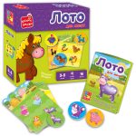 Гра дитяча розвиваюча Vladi Toys Лото "Ферма" VT2100-08