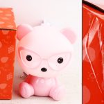 УЦЕНКА 20% Лампа-ночник детская "Мишка в очках" 20см,3цв.(1*36)