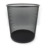 Корзина офисная металл. D26хD22x28см, черная