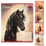 Набір зошитів учнівських шкільних HORSES в клітинку, 24 аркуші, 20 штук, KIDS LINE ZB25.1770K