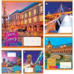 Набір зошитів учнівських Тетрада "Travel" клітинка, 18 аркушів, 20 штук ТА51205