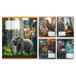 А5/48 кл. Yes The wild in the city, зошит учнівський загальний, ціна за 10 шт. //