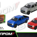 Іграшка машина мет. АВТОПРОМ 5 inch,3 кольори F-150 Lightning Platinum, відкр.двері, у кор.16,5*7*8см /48-2/