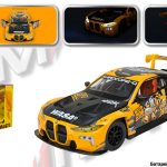 Машина металева АВТОПРОМ 1:24 BMW M4 GT3, відчиняються двері, світло, звук 68296A(Y)