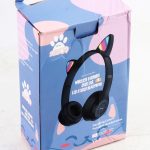 УЦЕНКА 30% Наушники Bluetooth с ушками и LED-подсветкой MZ-47 складные //
