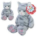 М'яка іграшка Plush and Co сірий кіт 26см /20/