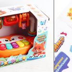 УЦЕНКА 20% Музичний центр "Казкарики" "WToys", ОЗВУЧ. УКР. МОВОЮ, підсвічування, пісні, казки, віршики, ноти, брязкальця, кільця, каруселі, перемикач режимів, кріплення-липучки, в кор. /36/
