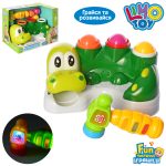 Гра-стукалка Limo Toy "Крокодил" 28см, музика, світло M5475