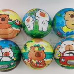 М'яч гумовий 9", 60грам, 6 видів /300/