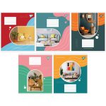 Набір зошитів учнівських Yes "Your interior" лінія, 48 аркушів, 10 зошитів 767134