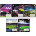 Набір зошитів учнівських Yes "World stadium" лінія, 60 аркушів, 10 зошитів 767163